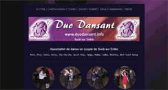 Desktop Screenshot of duodansant.info