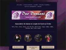 Tablet Screenshot of duodansant.info